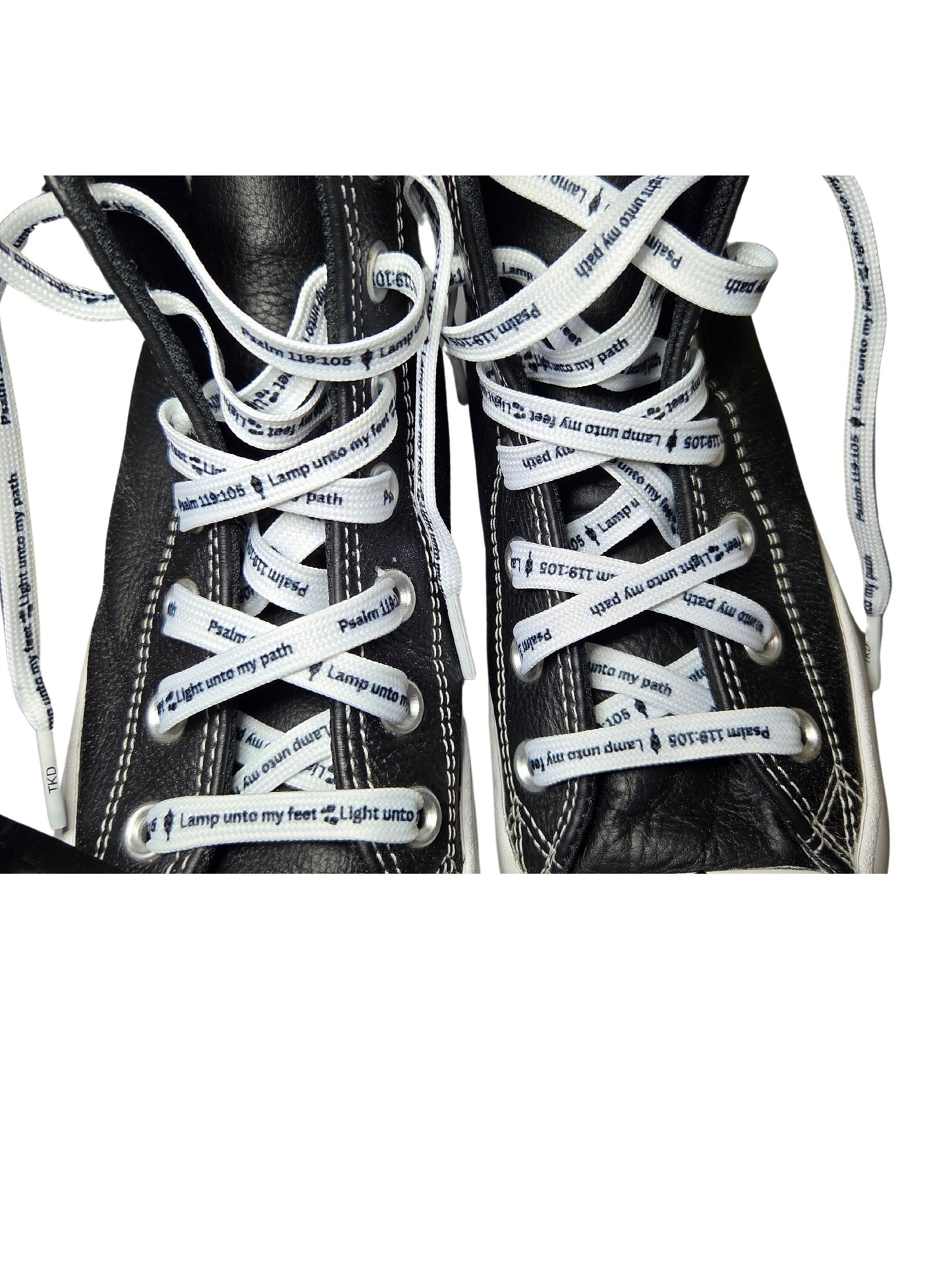 “Lamp Unto My Feet” Christian Sneaker Laces – Psalm 119:105